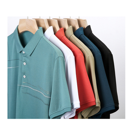 Schlichtes, lässiges Golf-Poloshirt mit individuellem Logo für Herren